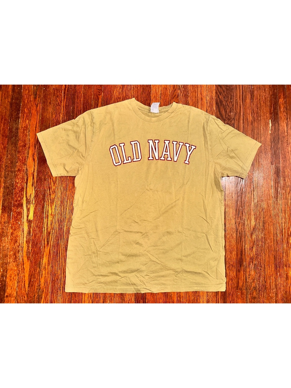 Vintage Y2K Men’s XL Old Navy Green Graphic Shirt